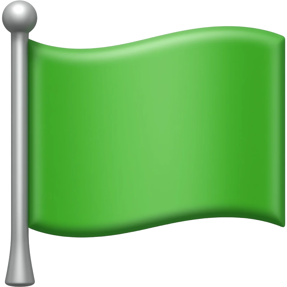 green flag emoji