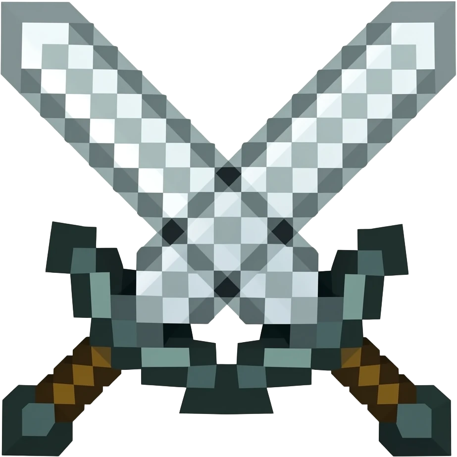Generate Minecract sword emoji emoji