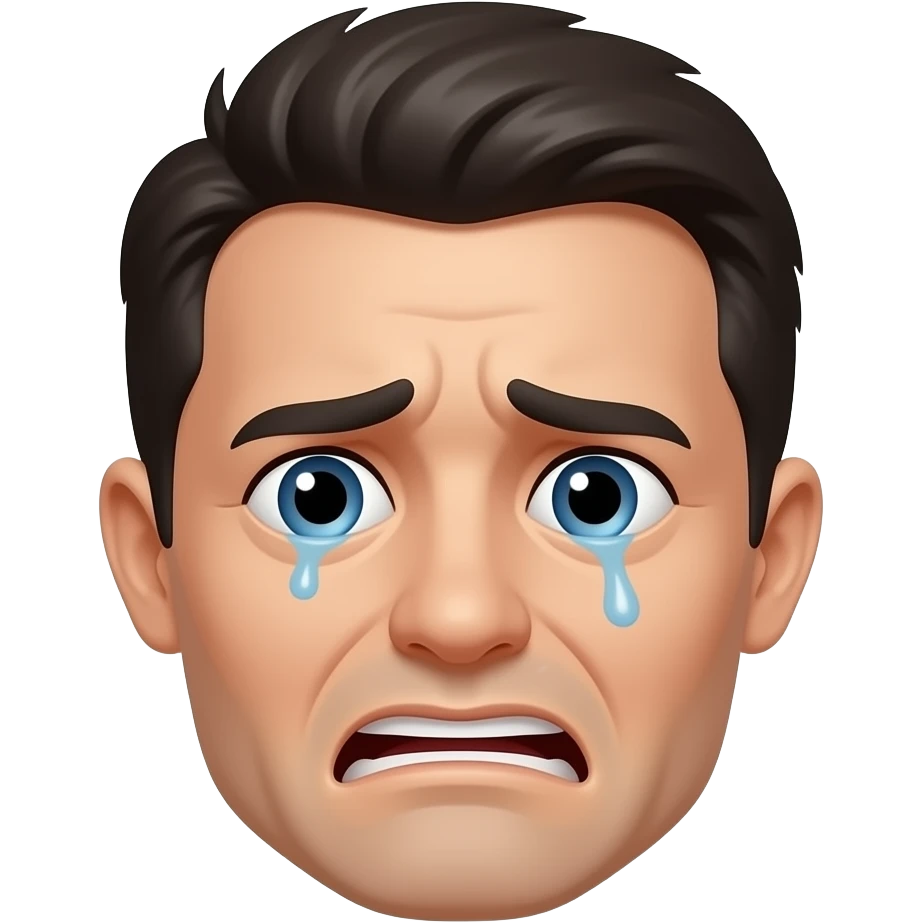 anguished face emoji