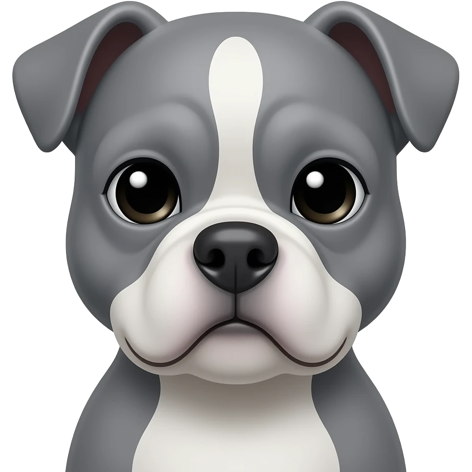 Grey micro bully emoji
