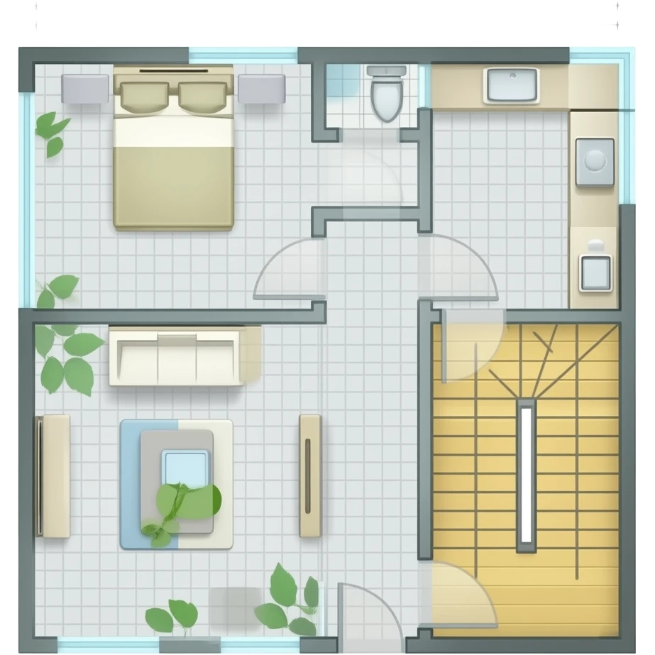 rzut 2d architektoniczny emoji