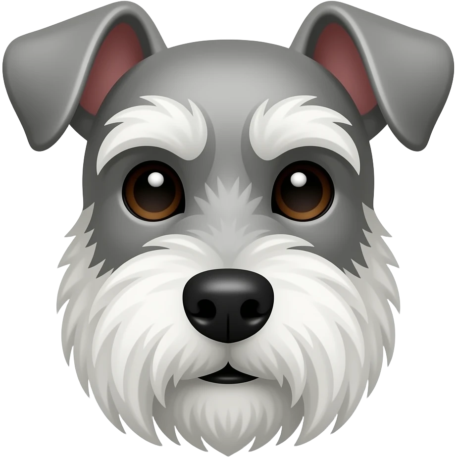 standard schnauzer emoji emoji