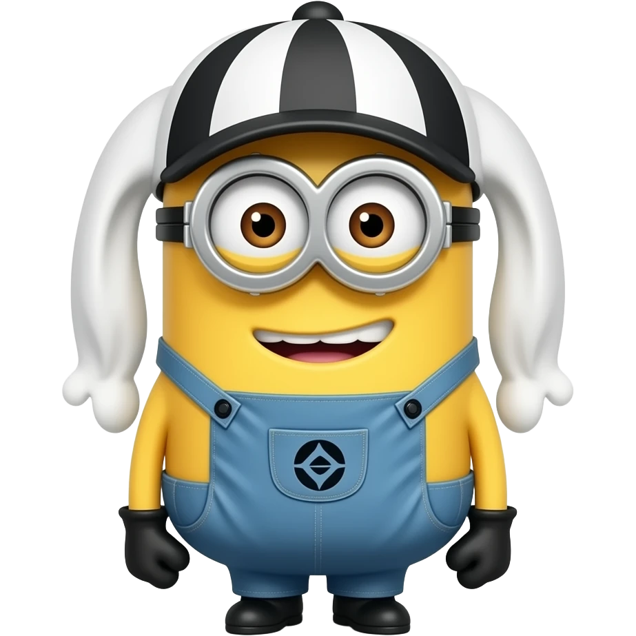 Minion with Referee hat emoji