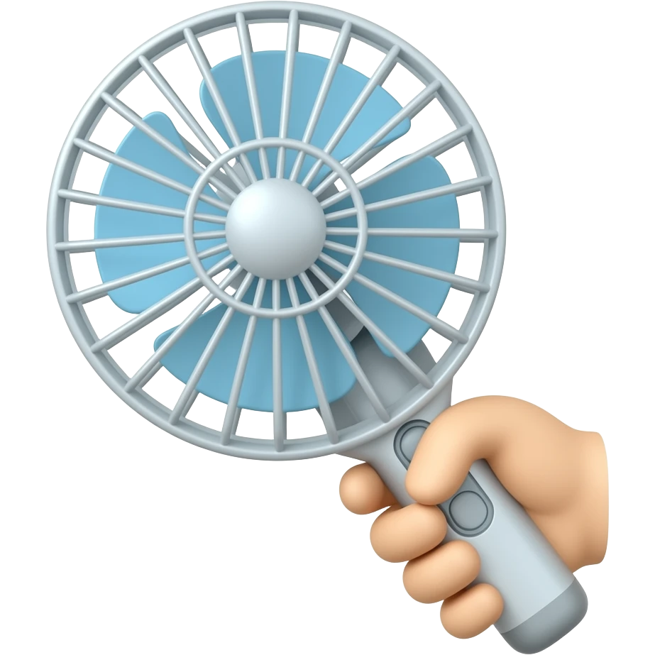 Fan emoji