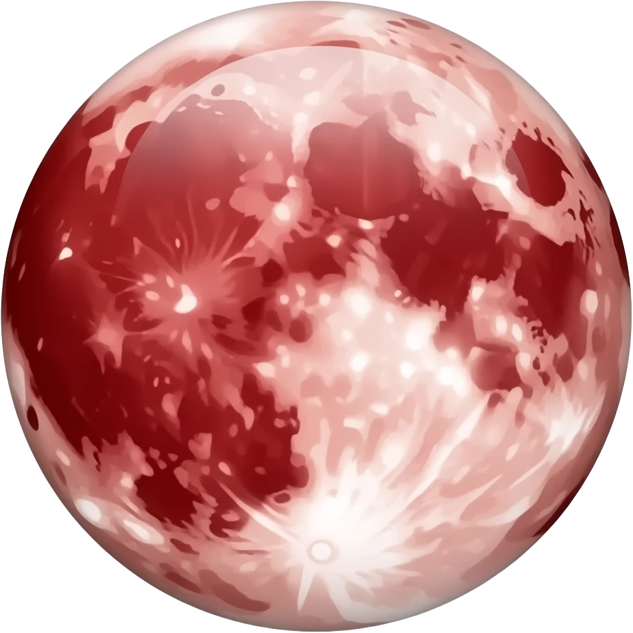 blood moon emoji that looks like an iphone emoji emoji | AI Emoji Generator