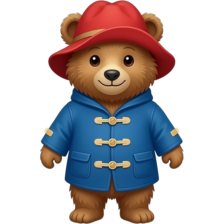 Paddington bear emoji