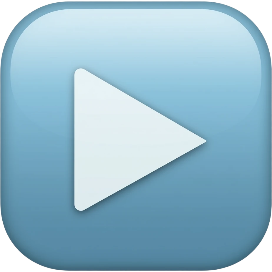 play button triangle inside a rounded square emoji