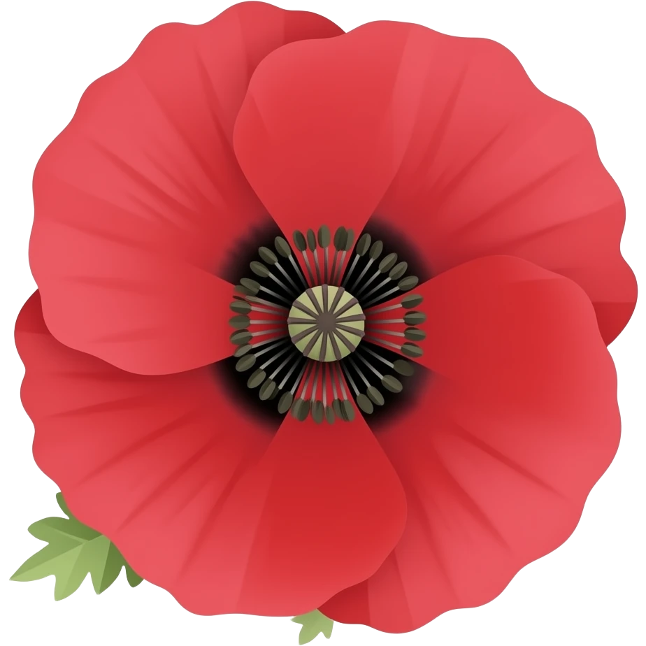 POPPY FLOWER code emoji