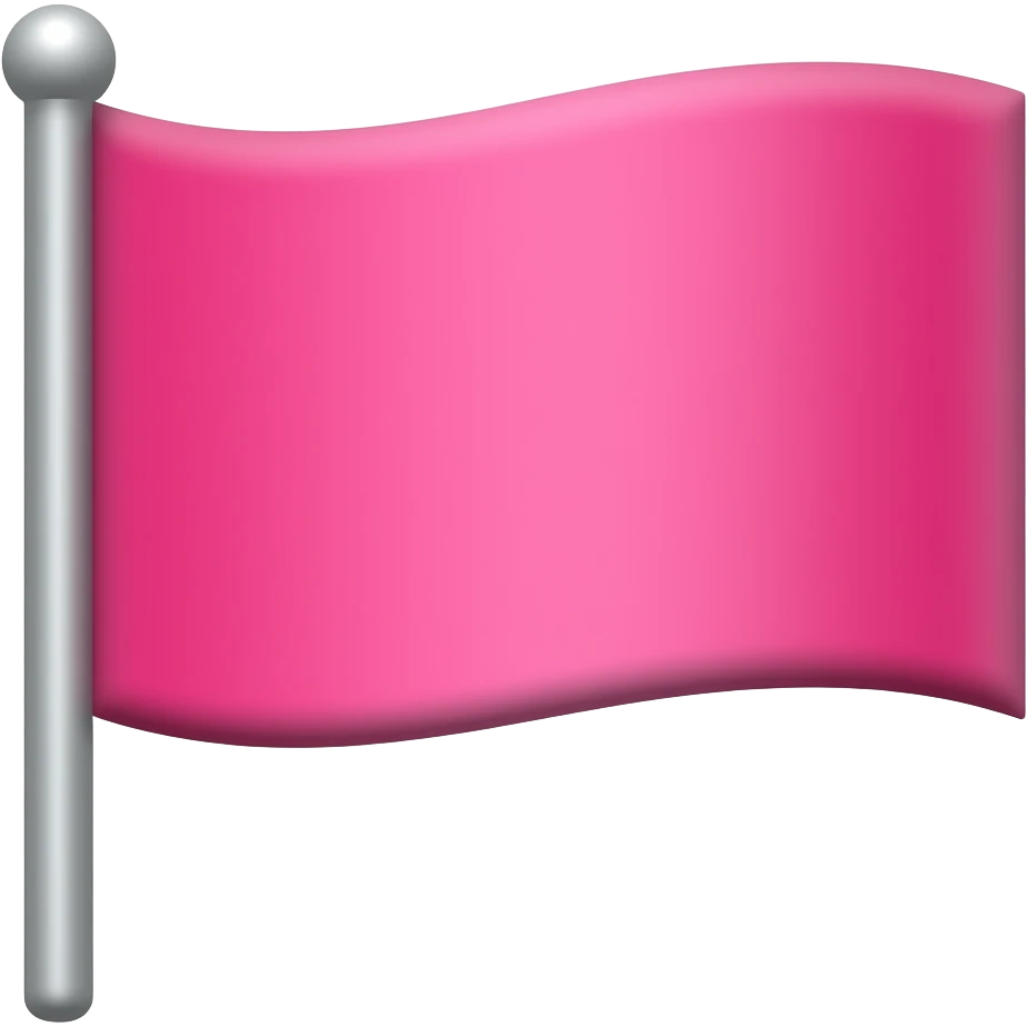 pink flag emoji