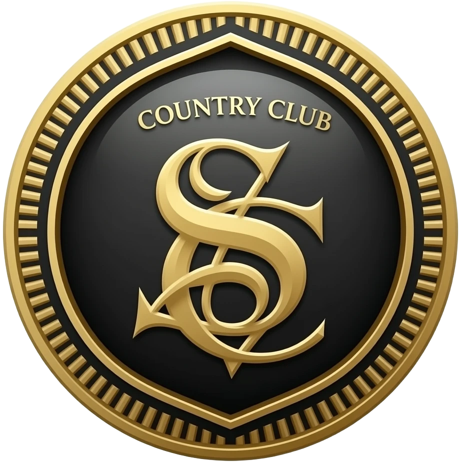 Skincity country club badge emoji