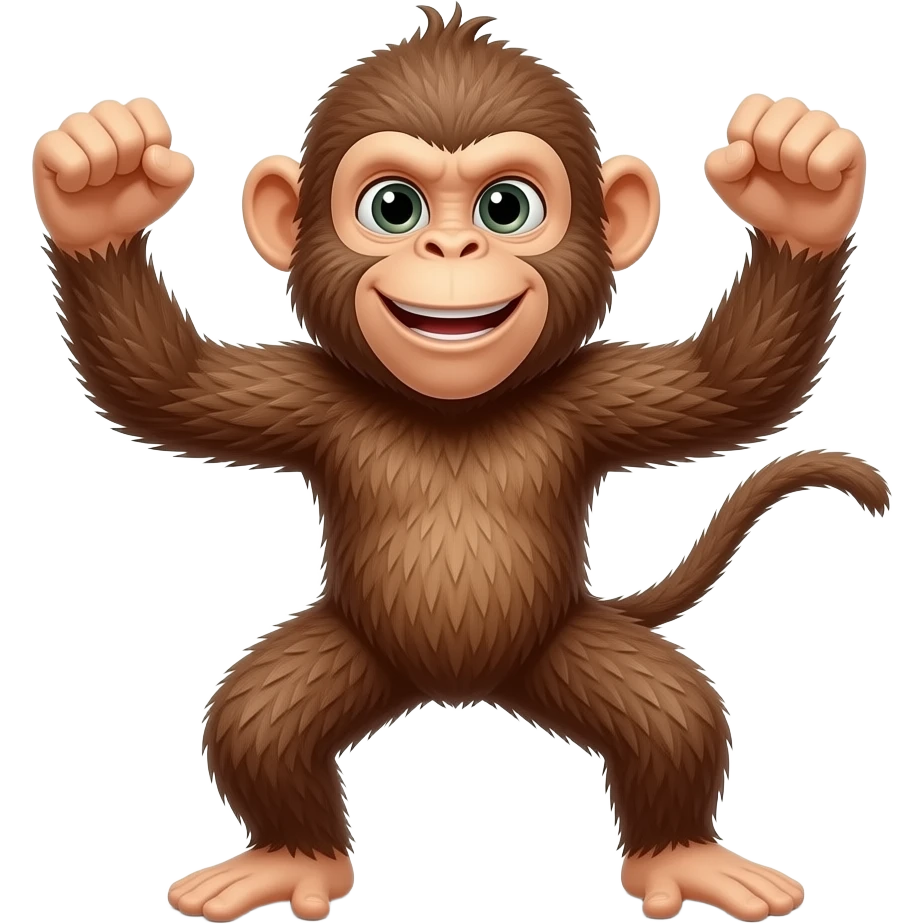 crazy dancing apes emoji
