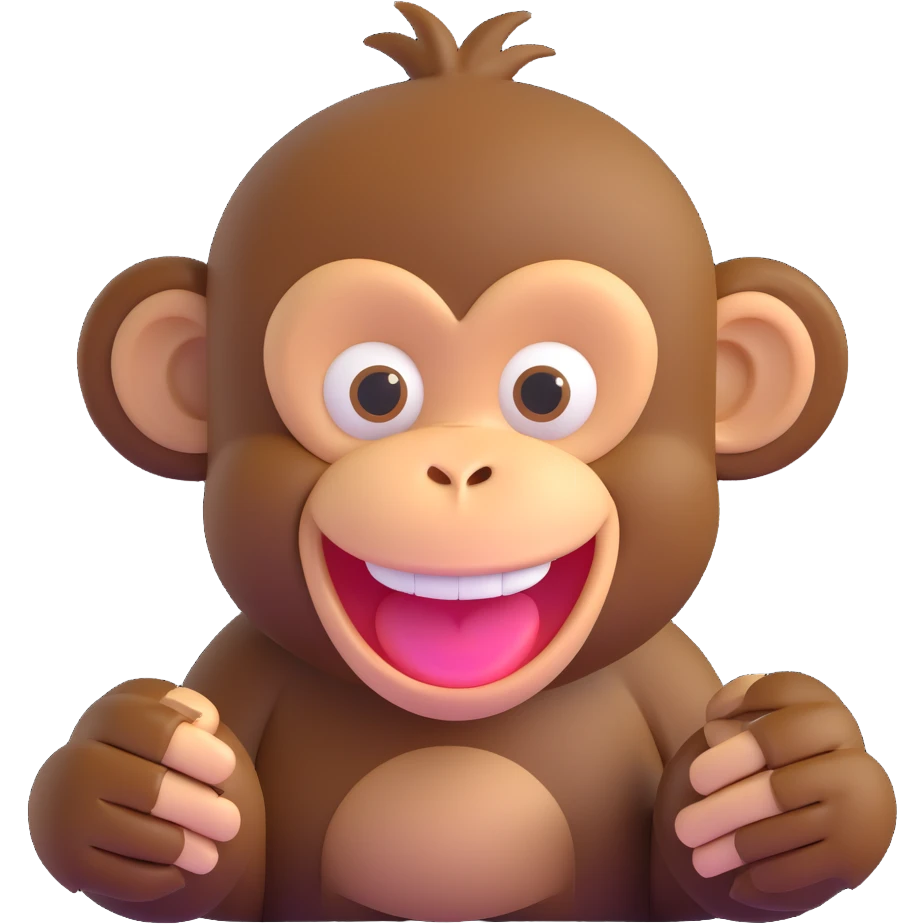 Monkey laugh  emoji