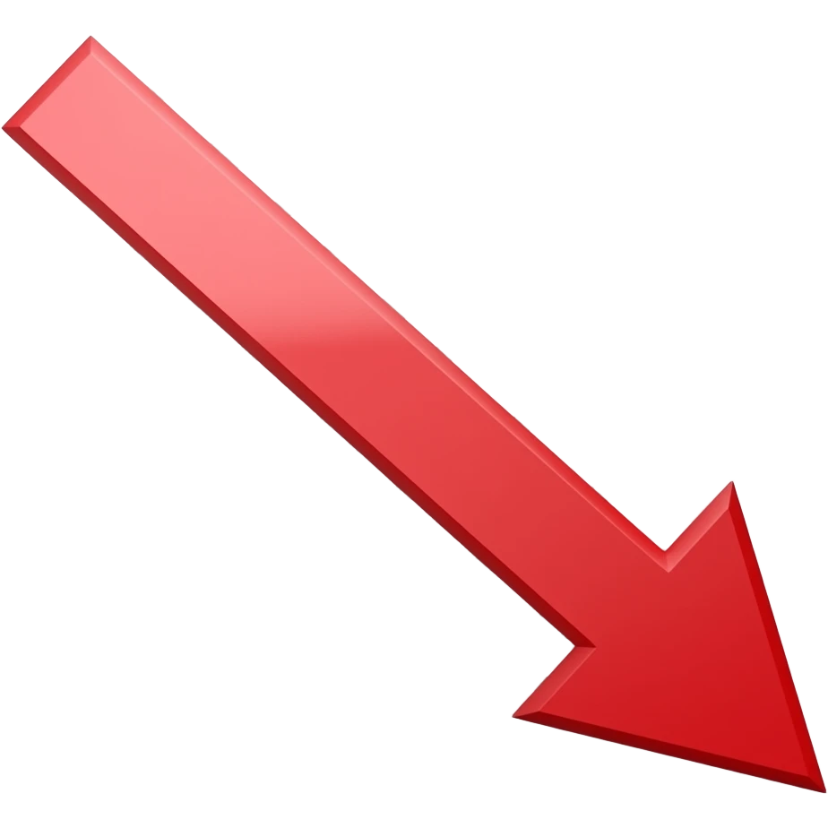 paper The arrow of the report in the graph, pointing down in the document (from top left to bottom right), smoothly descends (red) emoji
