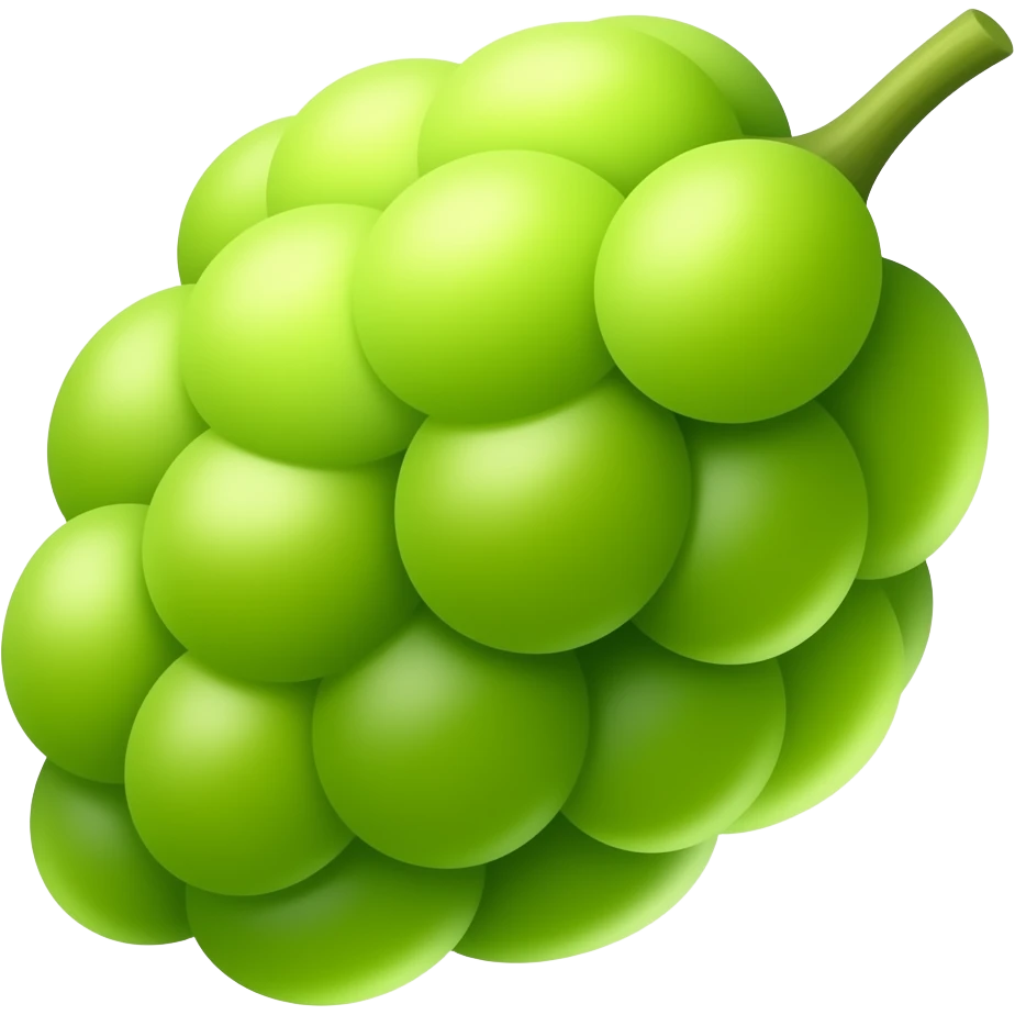 Green grape emoji