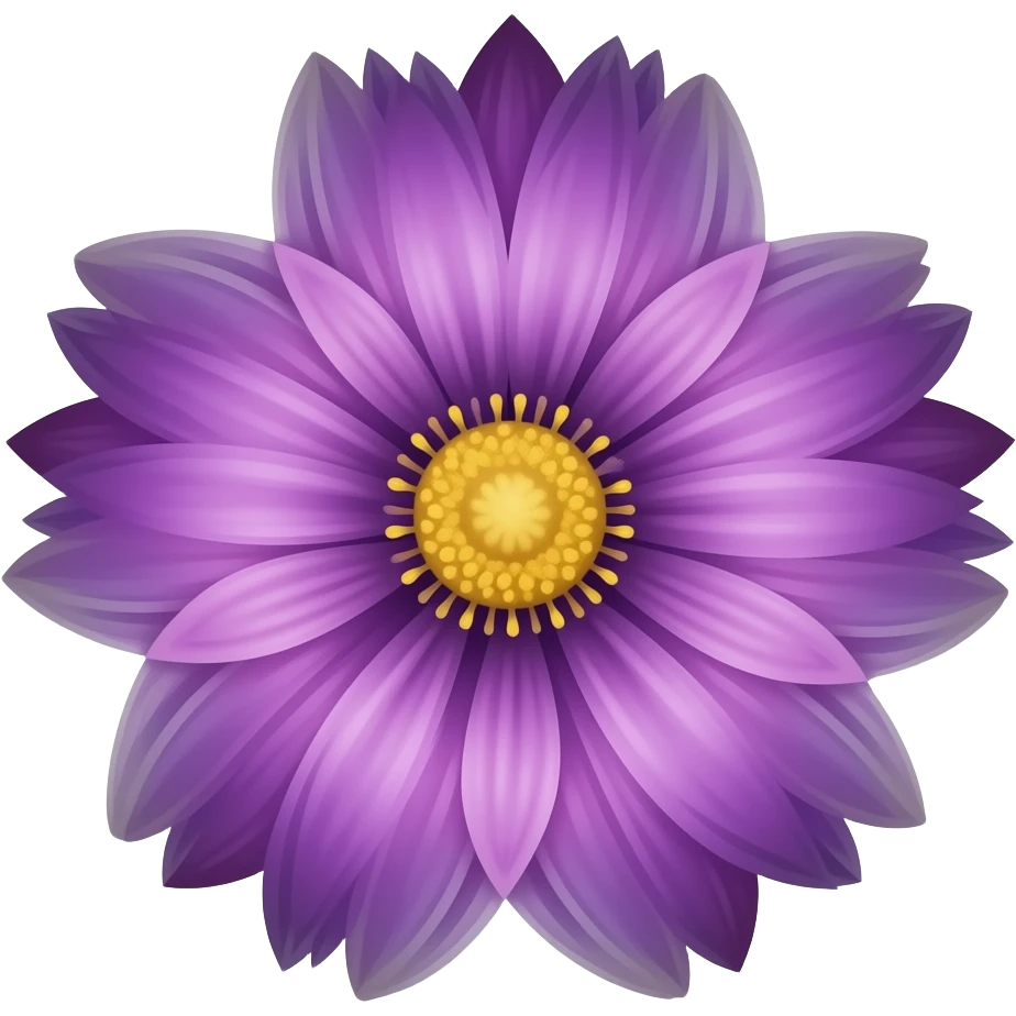 Purple flower emoji