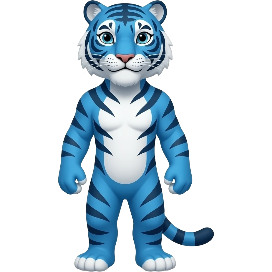 blue tigerman emoji