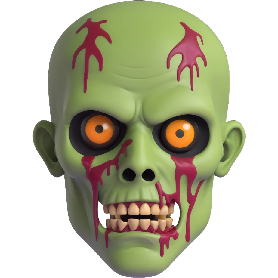 ZOMBIE MAN FACE emoji