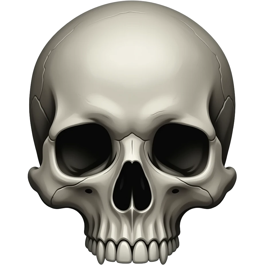 Tengkorak kegelapan emoji