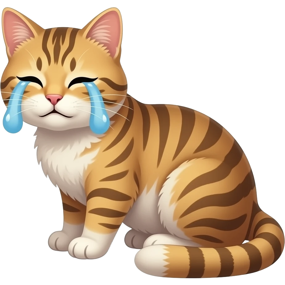 Gato llorando emoji