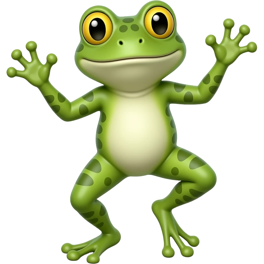 rana que baila emoji