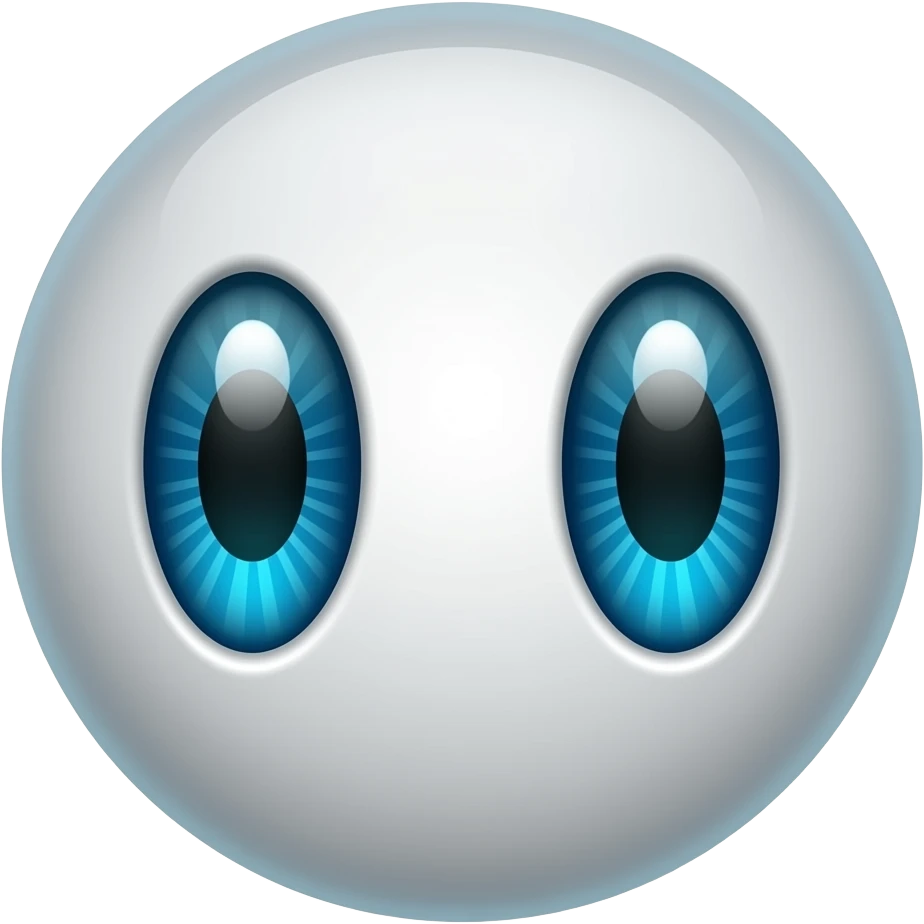 Pretty eyes sticker emoji