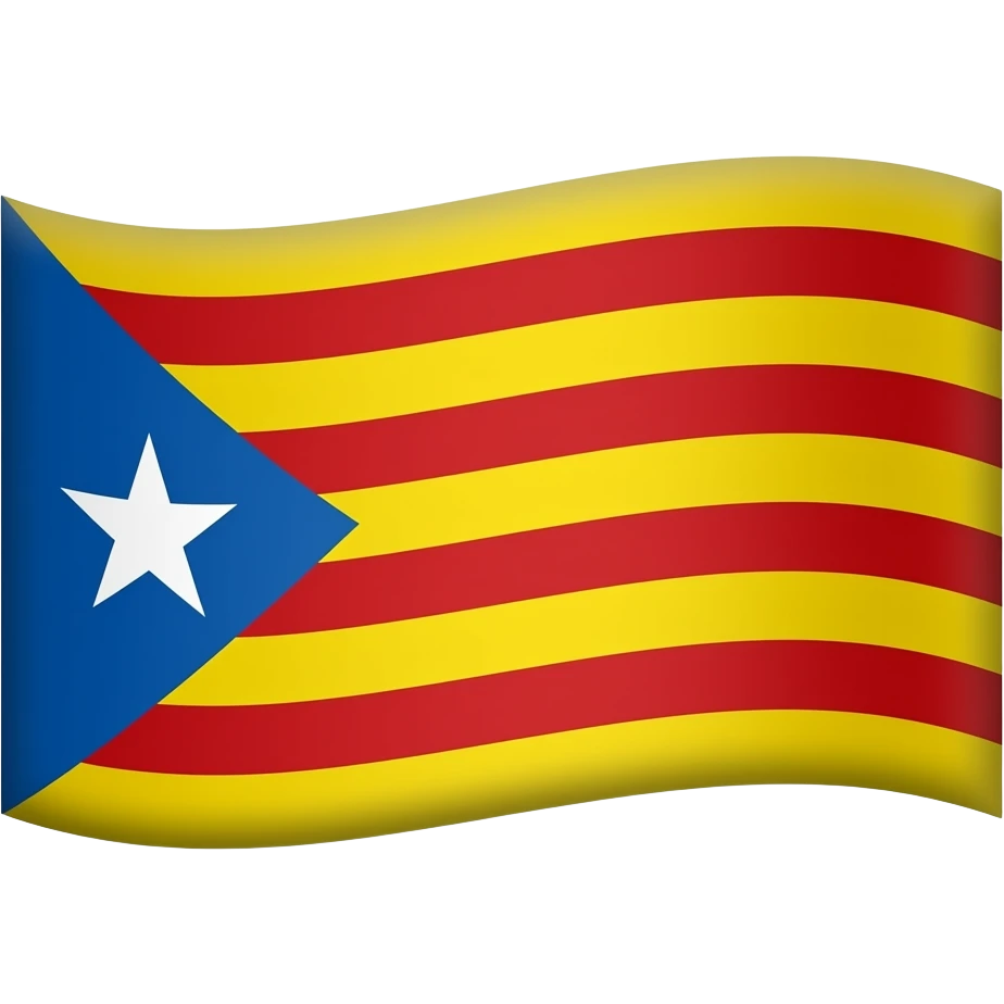 Drapeau 
Catalan emoji