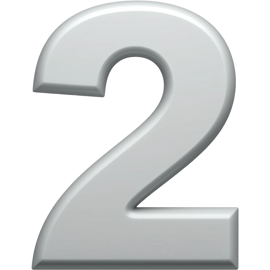 number two emoji