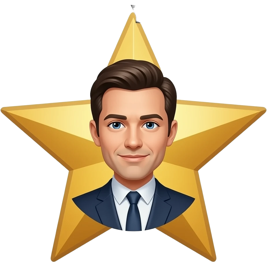 Make an emoji with the CLAUDE logo from anthropic, and THE MORE YOU KNOW star meme, togheter emoji