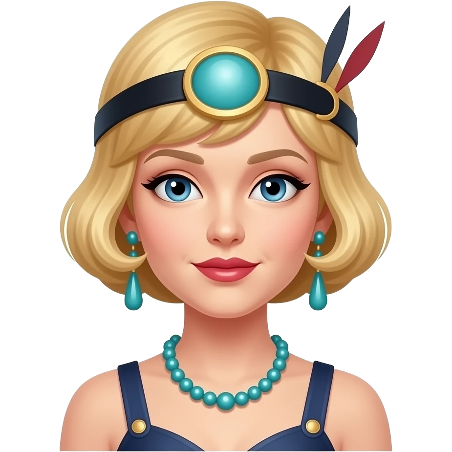 blond flapper emoji