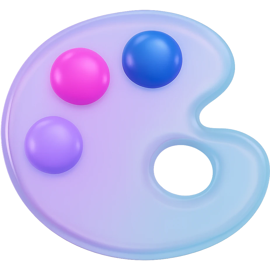 {
  "title": "3D Skeuomorphic Emoji Icon Schema",
  "type": "object",
  "properties": {
    "object": {
      "type": "string",
      "description": "Name of the object to be represented (e.g., 'money bag', 'camera', 'pizza')."
    },
    "style": {
      "type": "string",
      "enum": ["3D skeuomorphic emoji"],
      "description": "Visual style to be used for rendering."
    },
    "materials": {
      "type": "object",
      "properties": {
        "base": {
          "type": "string",
          "description": "Primary material texture, e.g., 'smooth cloth', 'metallic', 'plastic'."
        },
        "details": {
          "type": "array",
          "items": { "type": "string" },
          "description": "Secondary materials or embellishments (e.g., rope, buttons, stitching)."
        }
      }
    },
    "colors": {
      "type": "object",
      "properties": {
        "baseColor": {
          "type": "string",
          "description": "Main color of the object (e.g., '#F5DEB3' for a beige sack)."
        },
        "accentColors": {
          "type": "array",
          "items": { "type": "string" },
          "description": "Accent or highlight colors (e.g., yellow for dollar sign)."
        }
      }
    },
    "lighting": {
      "type": "object",
      "properties": {
        "type": {
          "type": "string",
          "enum": ["soft", "ambient", "studio"],
          "description": "Lighting type used to shade and define volume."
        },
        "shadows": {
          "type": "boolean",
          "description": "Indicates if soft drop shadows are used."
        }
      }
    },
    "geometry": {
      "type": "object",
      "properties": {
        "dimensionality": {
          "type": "string",
          "enum": ["3D"],
          "description": "Indicates that object is rendered in 3D."
        },
        "roundedEdges": {
          "type": "boolean",
          "description": "Indicates if object has smooth, rounded edges."
        }
      }
    },
    "expression": {
      "type": "string",
      "enum": ["playful", "realistic", "friendly"],
      "description": "Overall emotional tone of the icon."
    },
    "background": {
      "type": "string",
      "enum": ["transparent", "white", "gradient"],
      "description": "Background type for the rendered emoji."
    }
  },
  "required": ["object", "style", "materials", "colors", "lighting", "geometry", "expression", "background"]
}

palette emoji