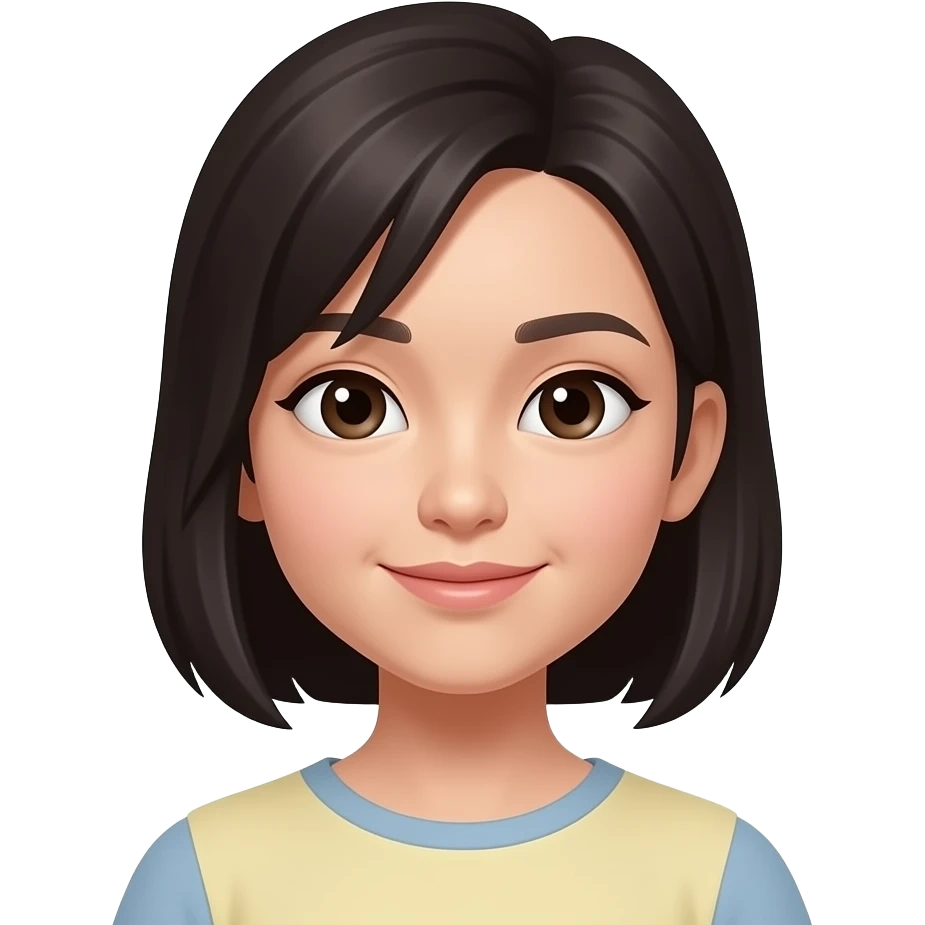 asian girl with monolid eyes emoji