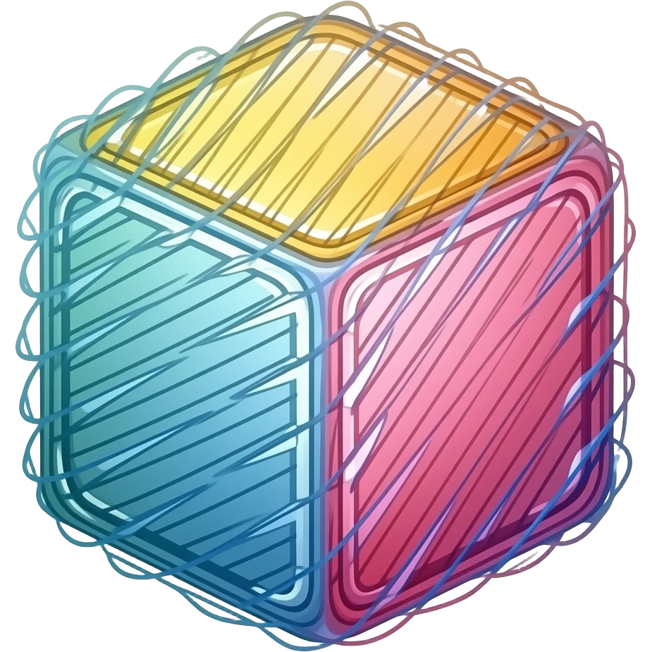 Scribledcolorcube emoji