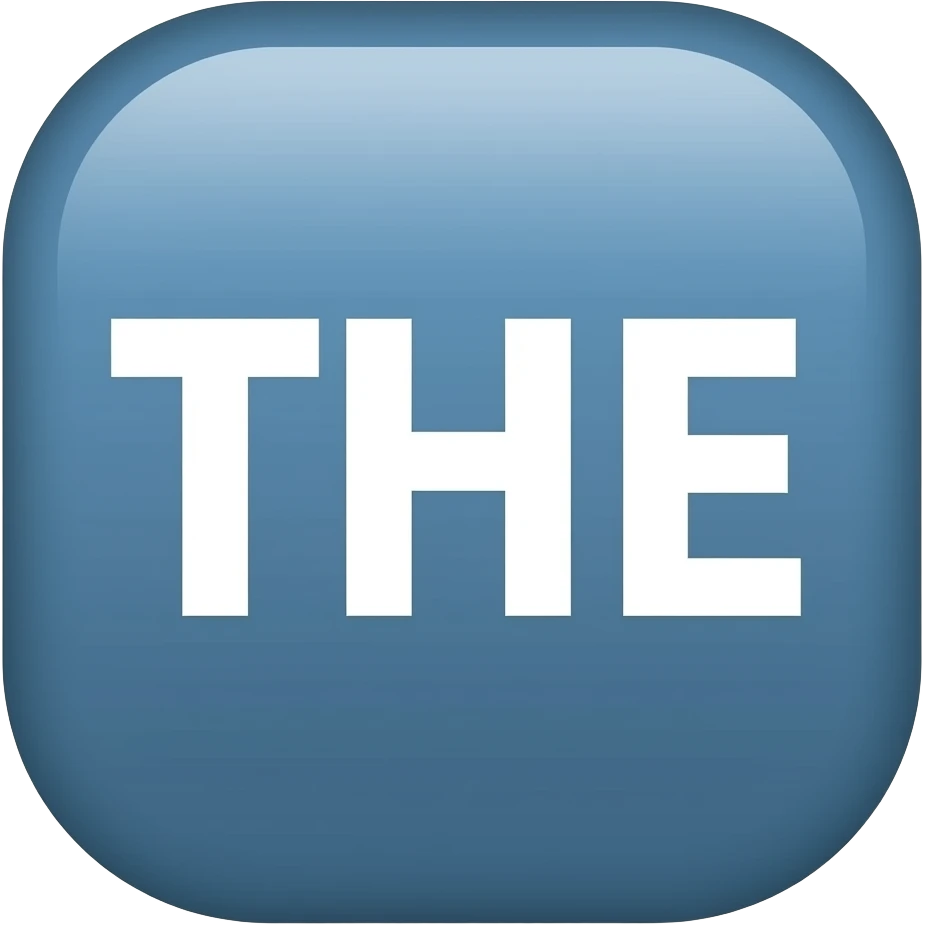 Text "THE" emoji