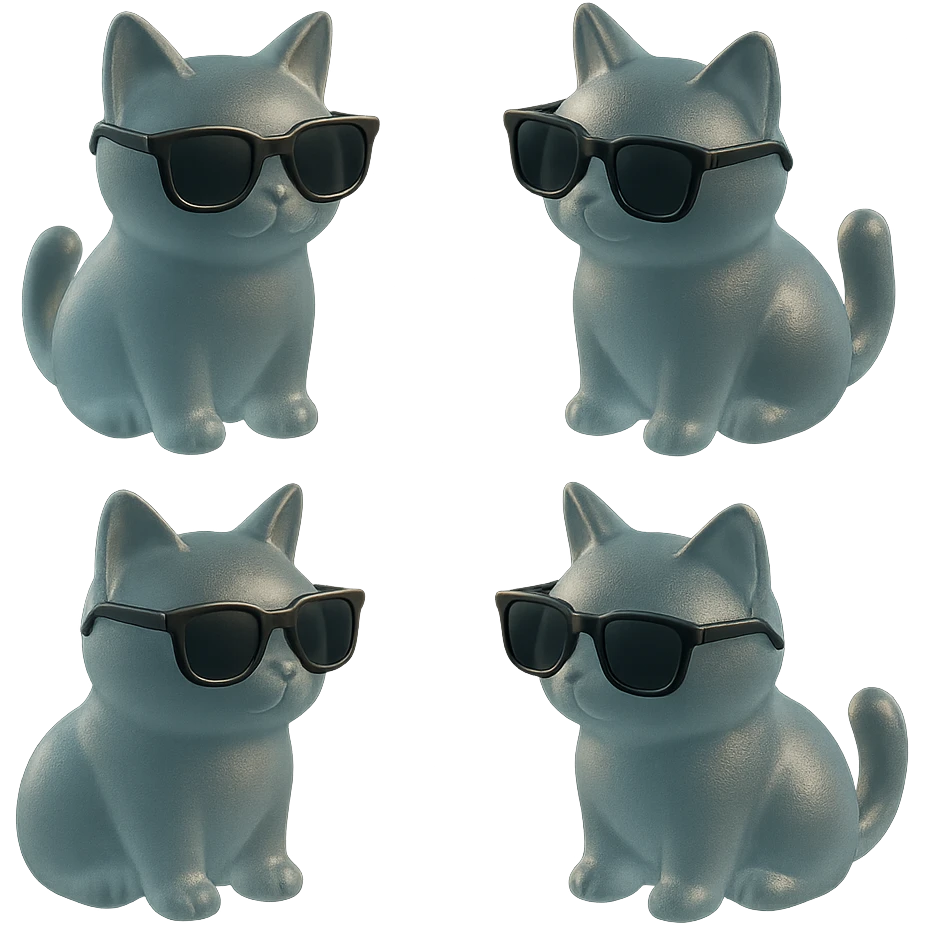 Cat wearing sunglasses emoji
