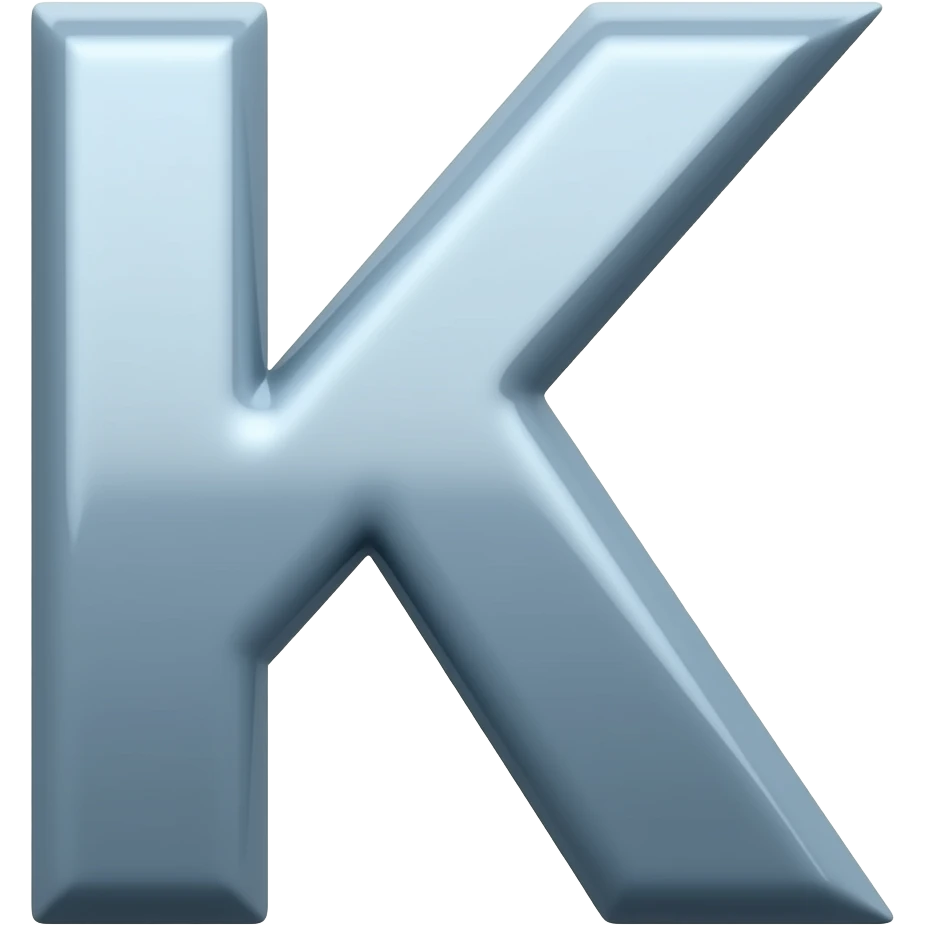 Letra K emoji