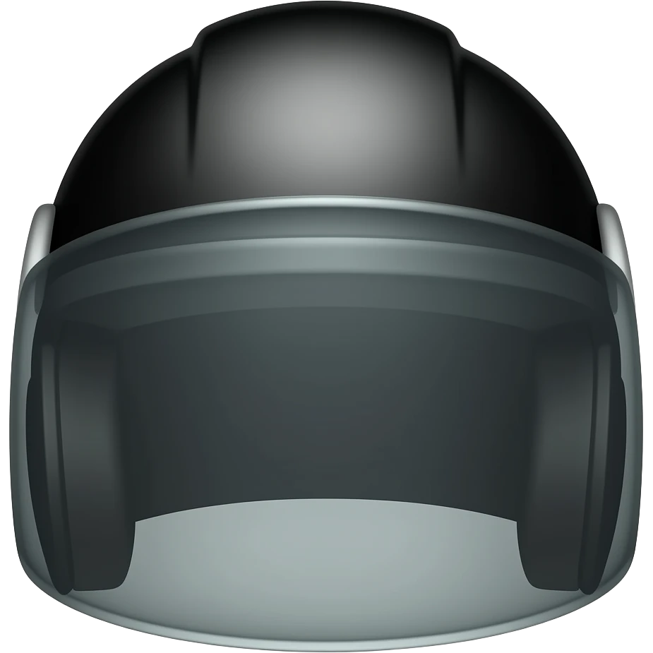 Helmets black emoji