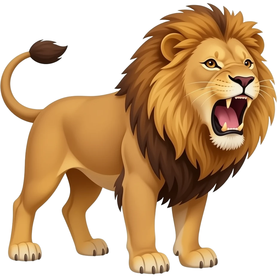 🦁 lion roar roar emoji