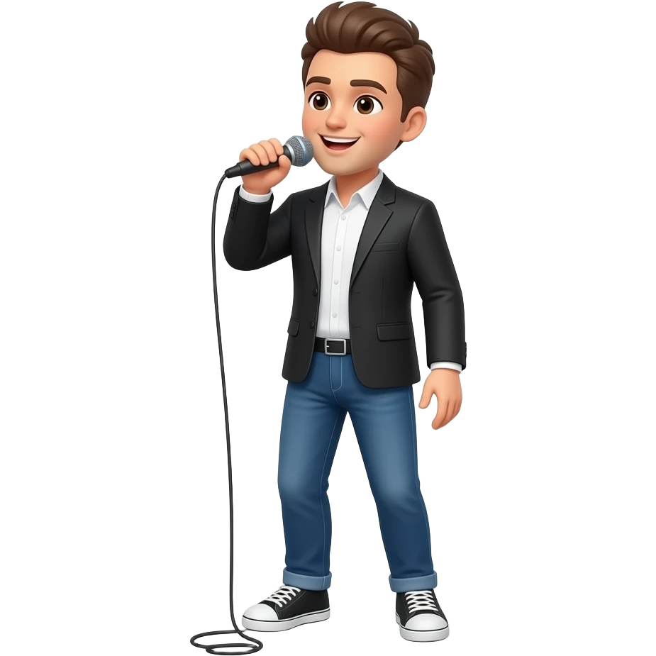 singing emoji