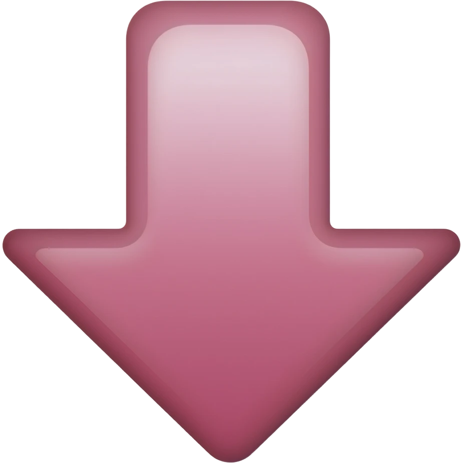 pink down arrow emoji