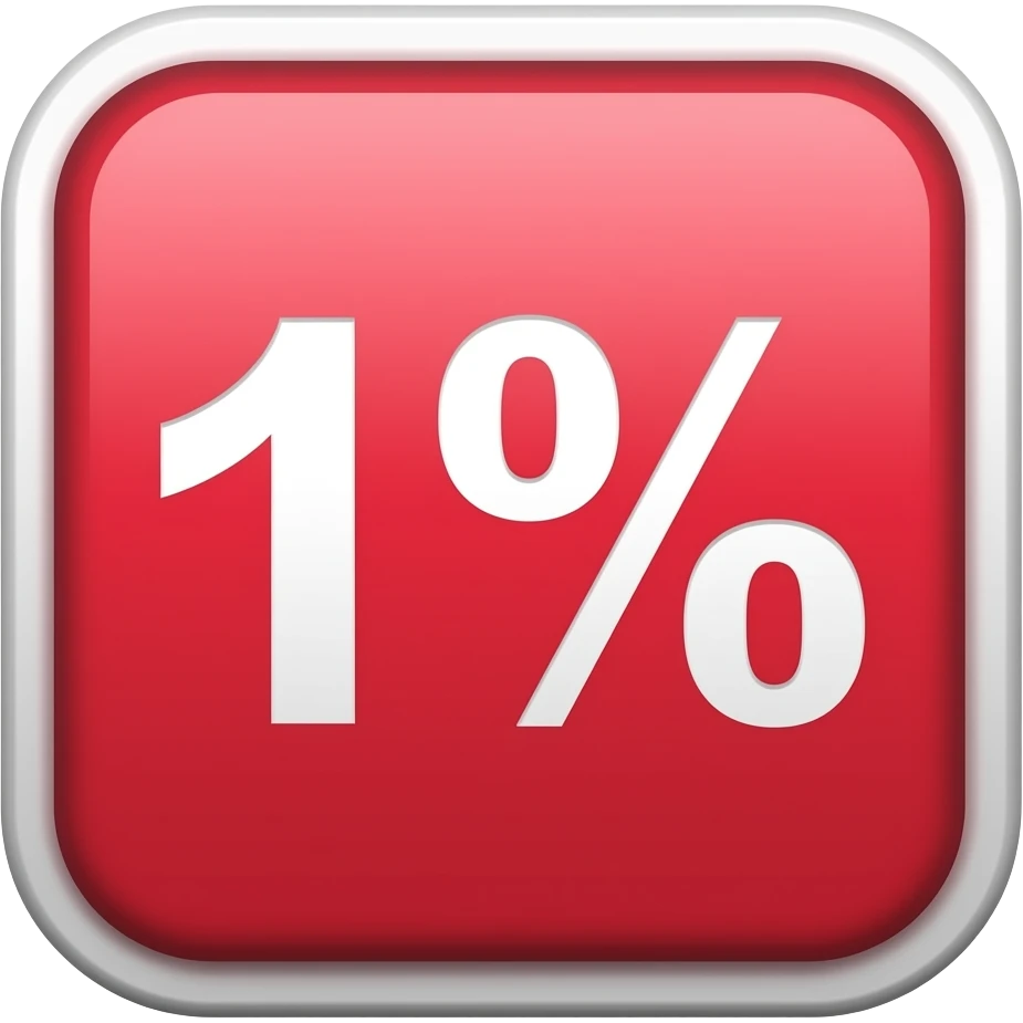 ONE PERCENT emoji