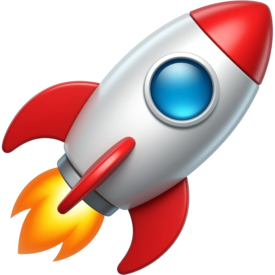 Rocket emoji