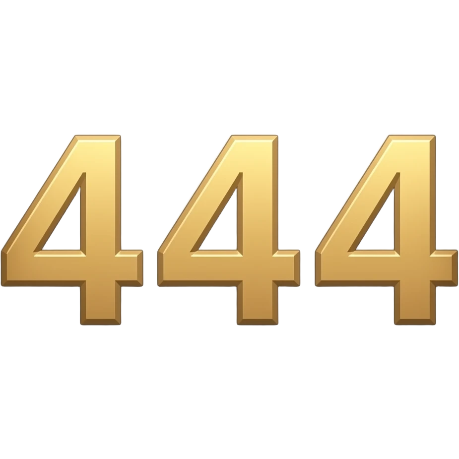 444 emoji