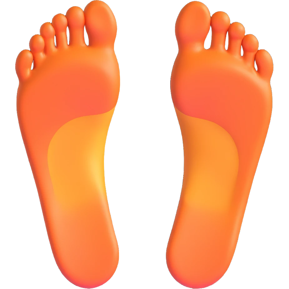 big feet emoji