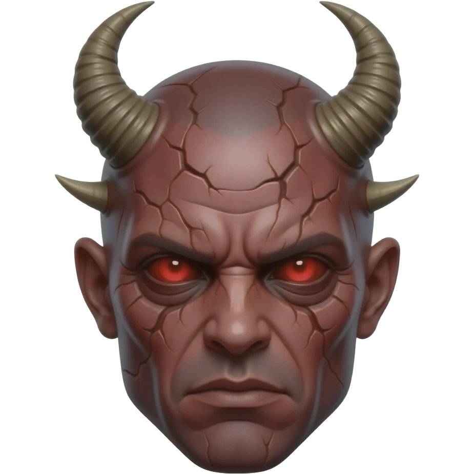 demonic head emoji