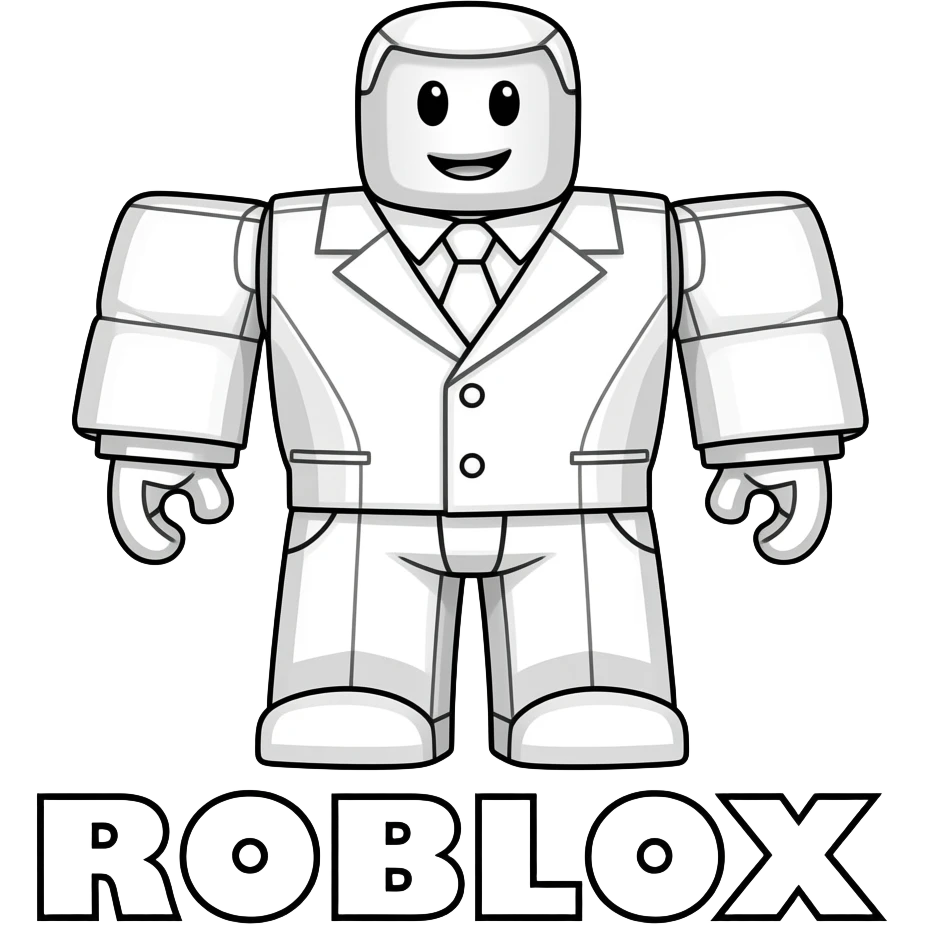 Roblox para colorir logo emoji