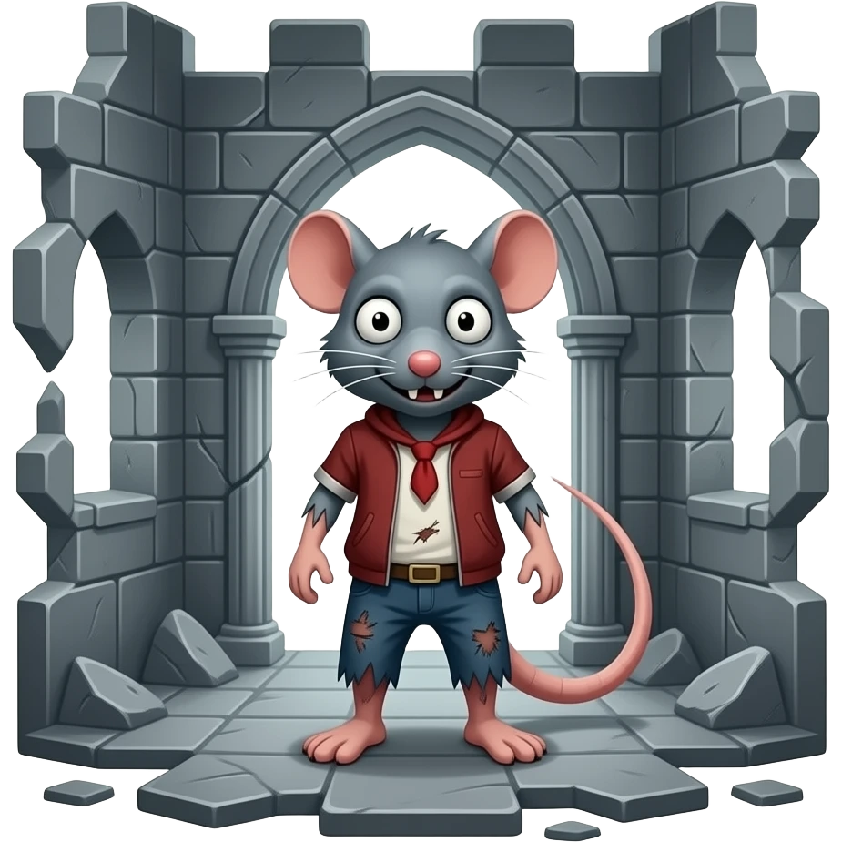 Castle zombie Rat emoji