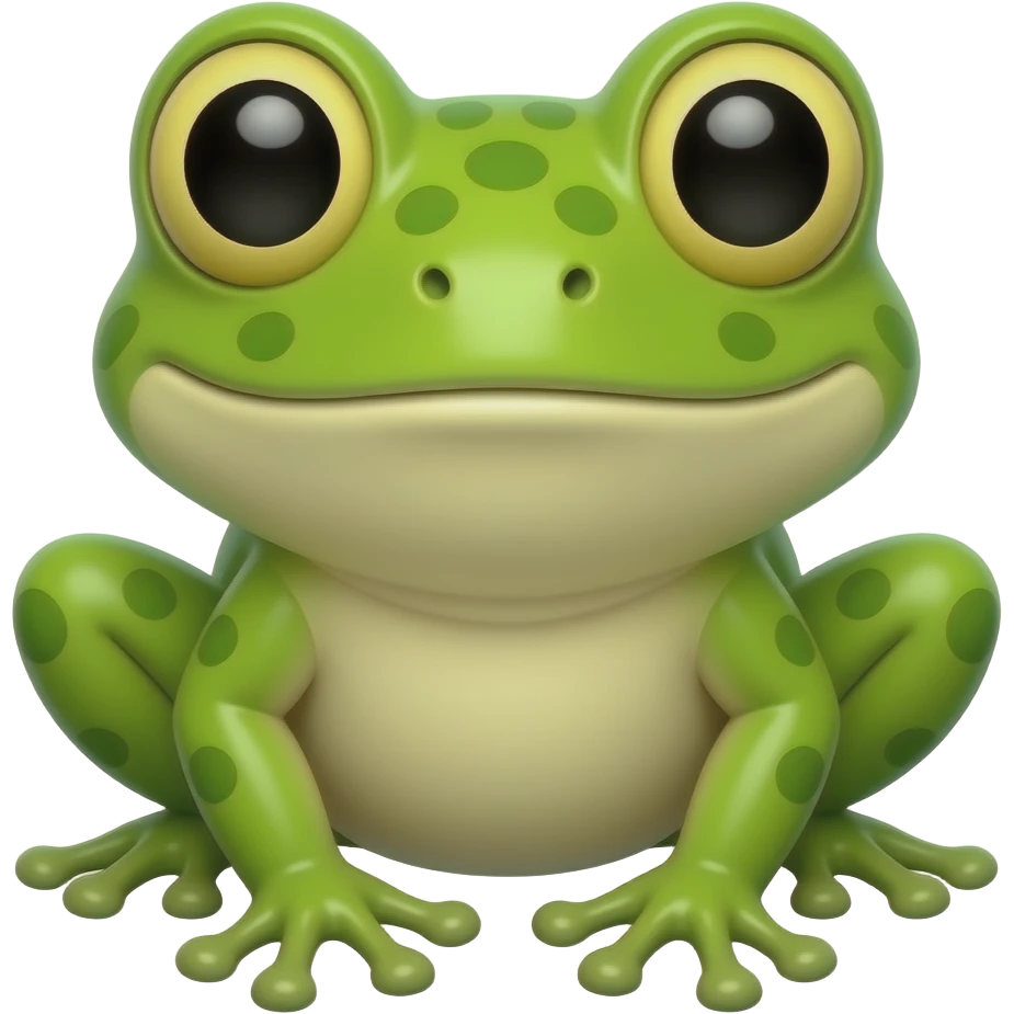 curb it the frog emoji