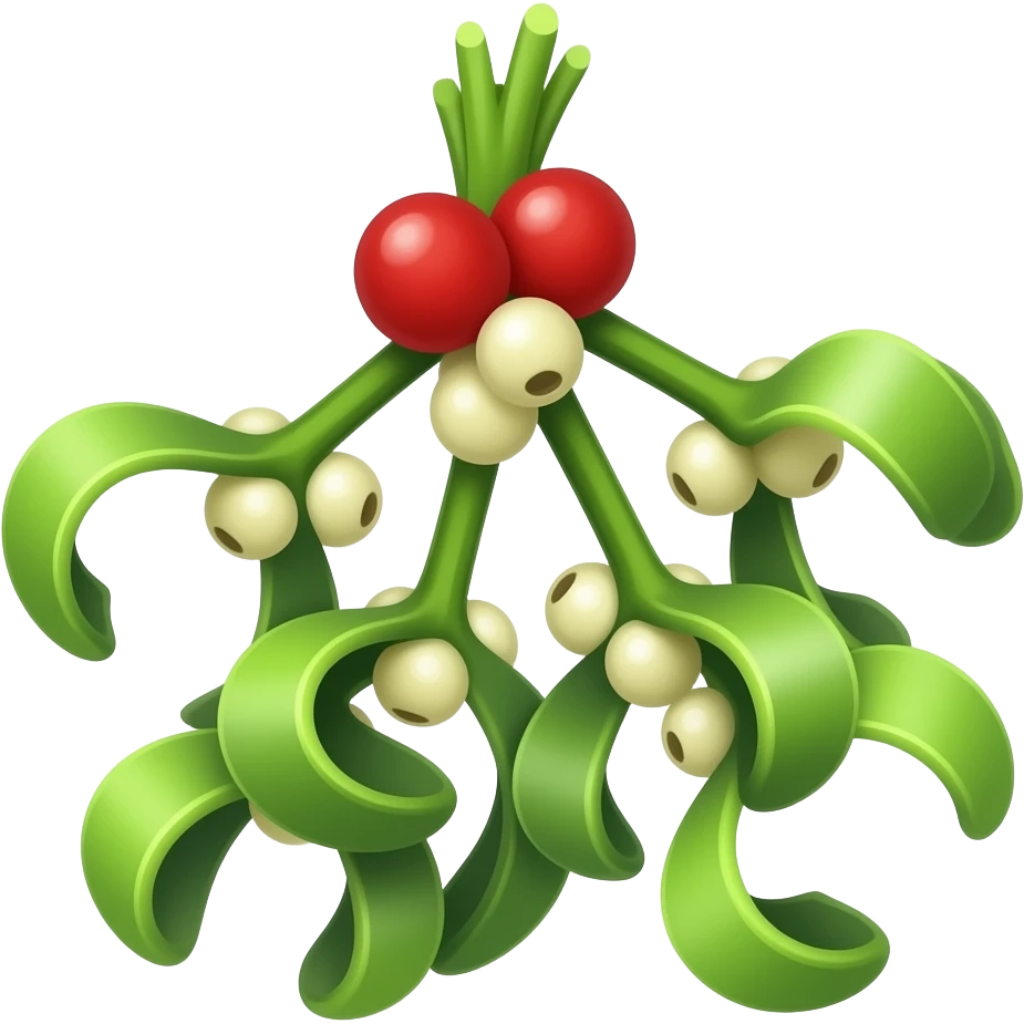mistletoe emoji