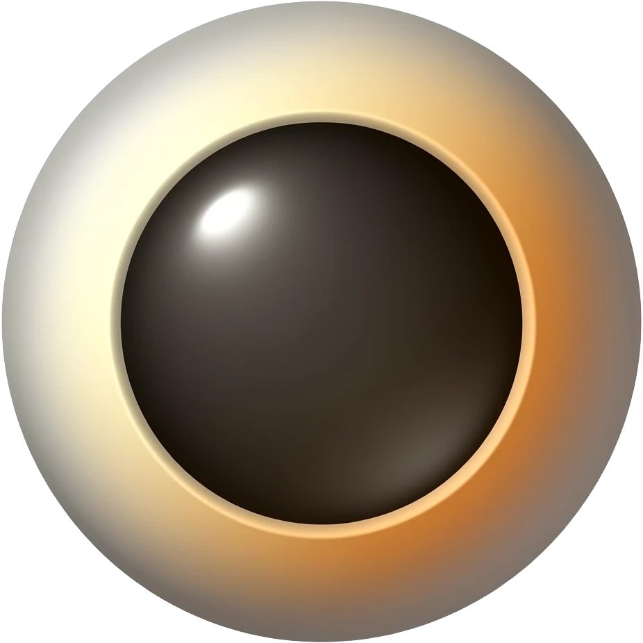 Quiero que me agas un emoji de un un agujero negro de lado emoji