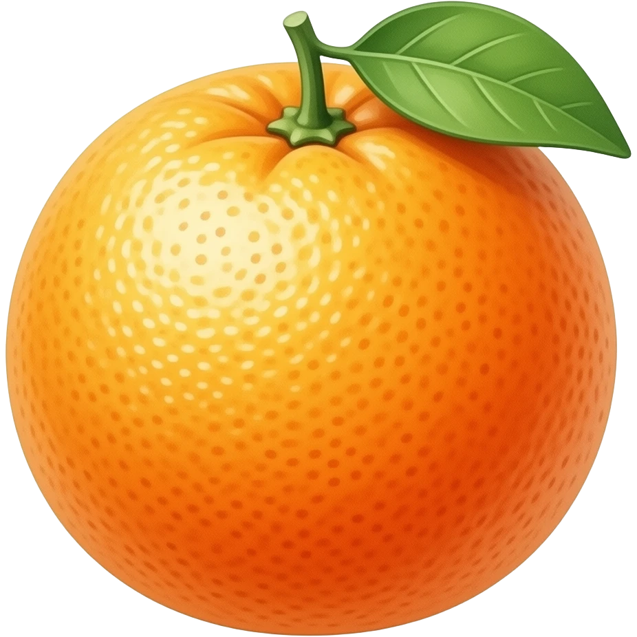 апельсин акварельный emoji